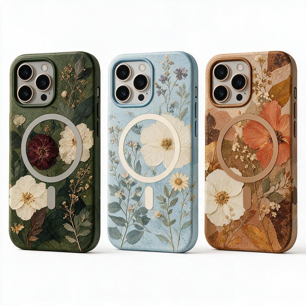Pressed Bloom Botanical Magnetic Phone Case — color styling reference
